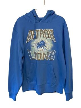 NWT | Detroit Lions '47 Brand Bottle Rocket Headline Hoodie | Men's Large